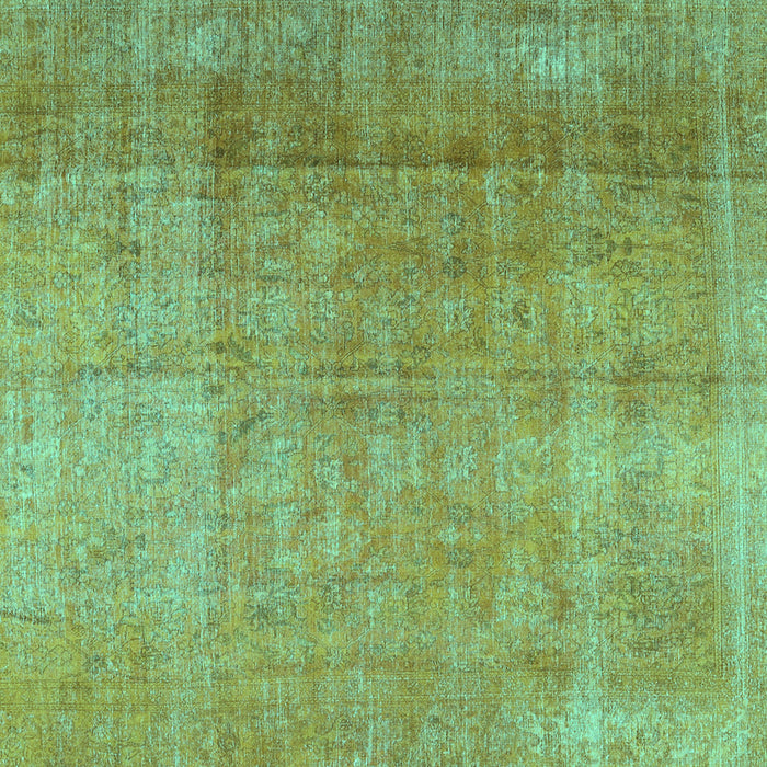 Square Persian Turquoise Traditional Rug, tr3227turq