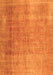 Serging Thickness of Machine Washable Persian Orange Traditional Area Rugs, wshtr3227org