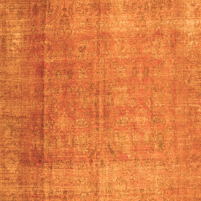 Serging Thickness of Machine Washable Persian Orange Traditional Area Rugs, wshtr3227org