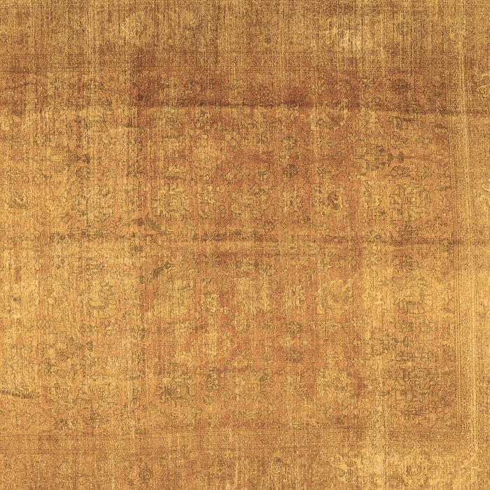 Square Persian Brown Traditional Rug, tr3227brn