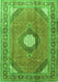 Medallion Green Traditional Rug, tr322grn