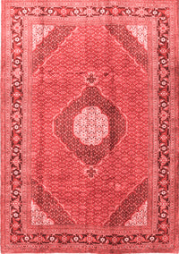 Medallion Red Traditional Rug, tr322red