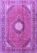 Medallion Purple Traditional Rug, tr322pur