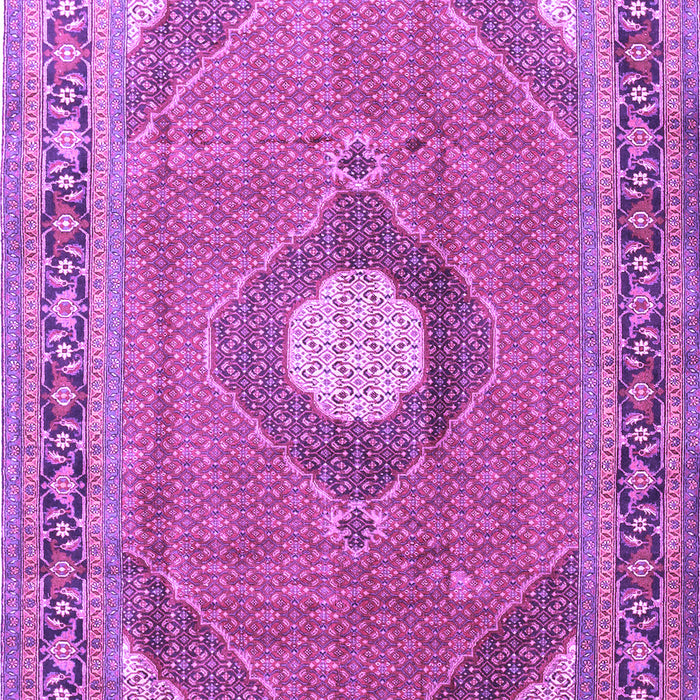 Medallion Purple Traditional Rug, tr322pur