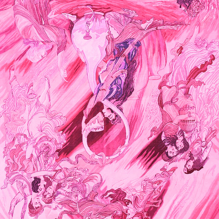 Machine Washable Animal Pink Traditional Rug, wshtr3230pnk