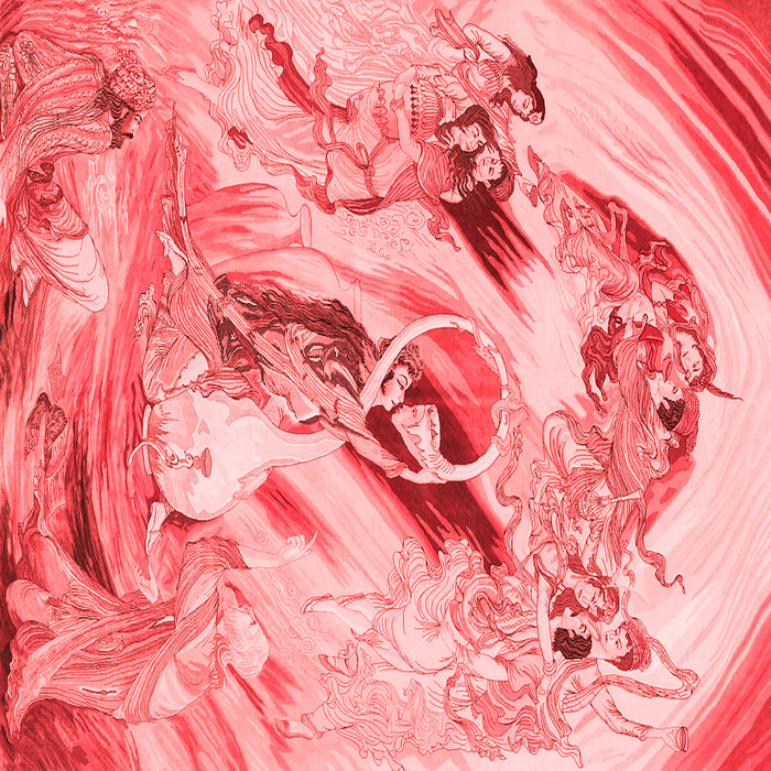 Machine Washable Animal Red Traditional Rug, wshtr3230red