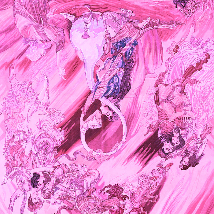 Animal Purple Traditional Rug, tr3230pur