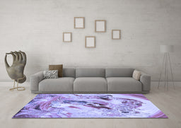 Machine Washable Animal Blue Traditional Rug in a Living Room, wshtr3230blu