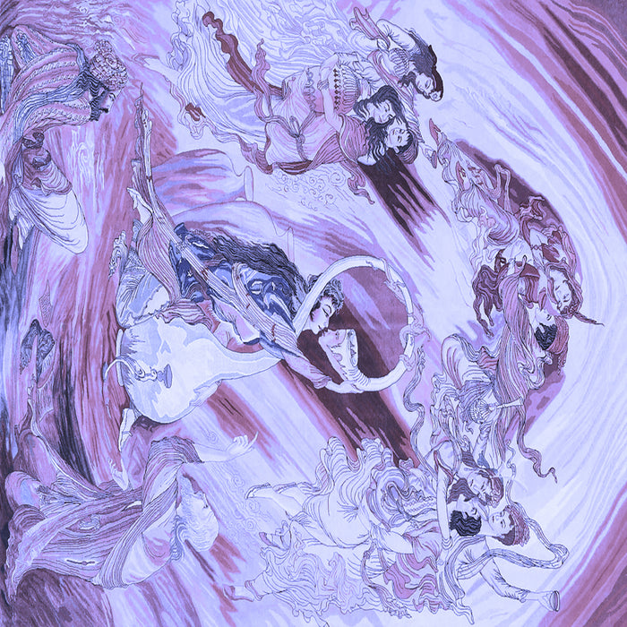 Square Machine Washable Animal Blue Traditional Rug, wshtr3230blu