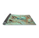 Sideview of Animal Light Blue Traditional Rug, tr3230lblu