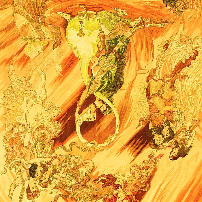 Machine Washable Animal Yellow Traditional Rug, wshtr3230yw