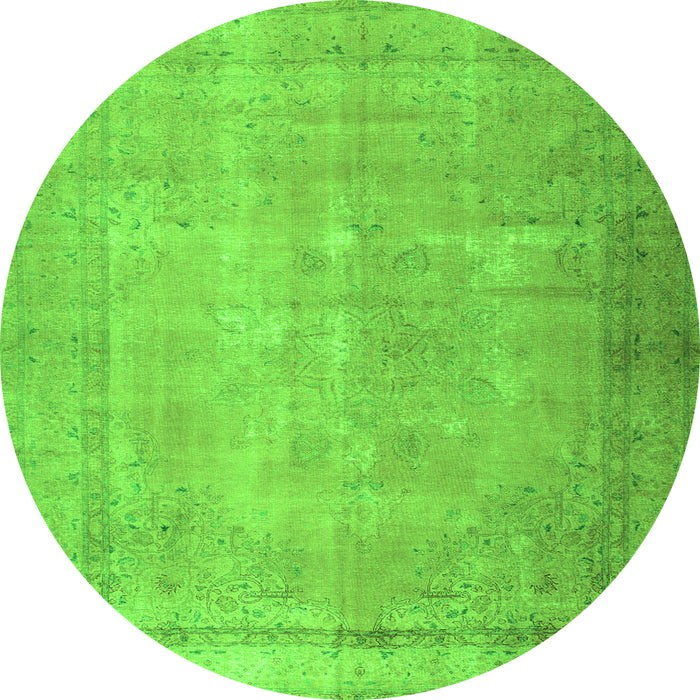 Machine Washable Persian Green Traditional Area Rugs, wshtr3231grn