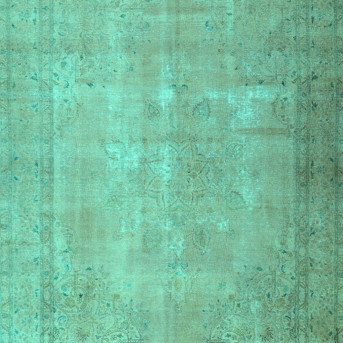 Machine Washable Persian Turquoise Traditional Area Rugs, wshtr3231turq