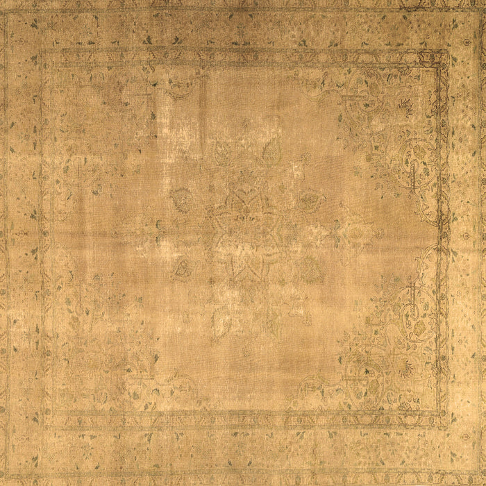 Square Persian Brown Traditional Rug, tr3231brn