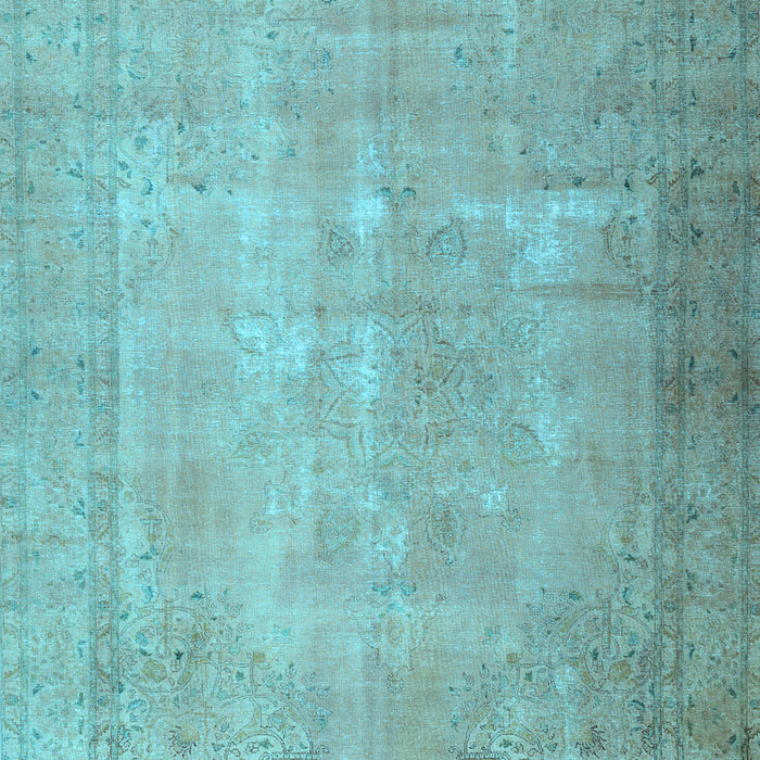 Machine Washable Persian Light Blue Traditional Rug, wshtr3231lblu