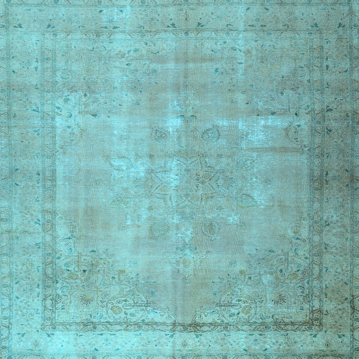 Square Persian Light Blue Traditional Rug, tr3231lblu