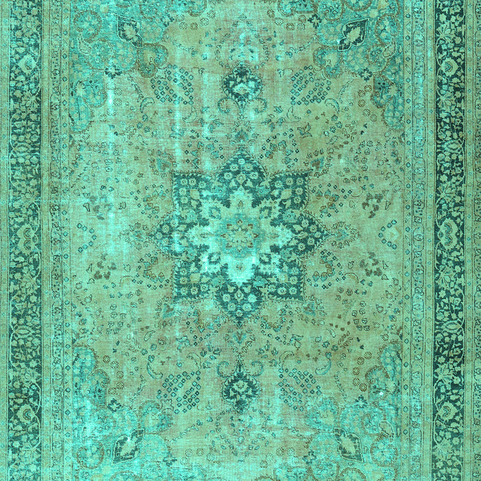 Machine Washable Persian Turquoise Traditional Area Rugs, wshtr3232turq
