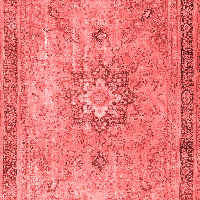Machine Washable Persian Red Traditional Rug, wshtr3232red