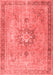 Persian Red Traditional Area Rugs