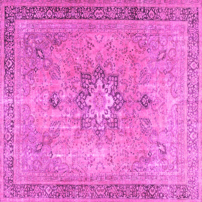 Square Persian Pink Traditional Rug, tr3232pnk