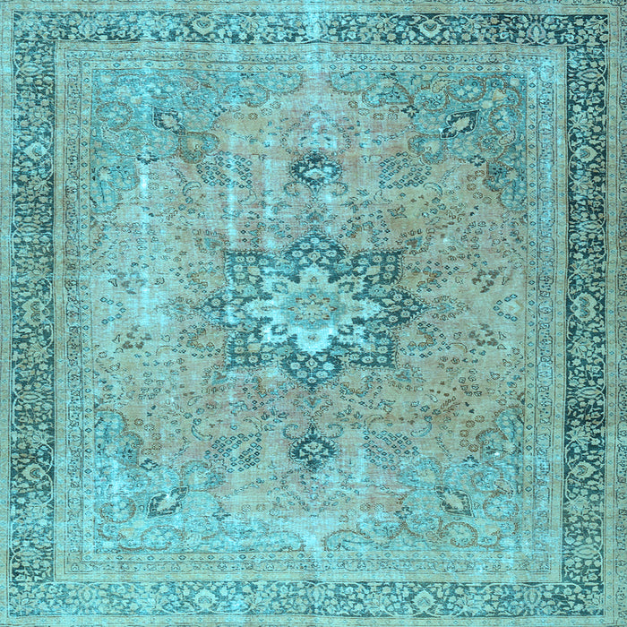Square Persian Light Blue Traditional Rug, tr3232lblu