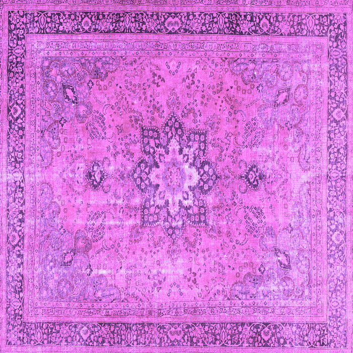 Square Persian Purple Traditional Rug, tr3232pur