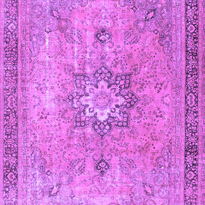 Machine Washable Persian Purple Traditional Area Rugs, wshtr3232pur