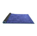 Sideview of Persian Blue Traditional Rug, tr3233blu