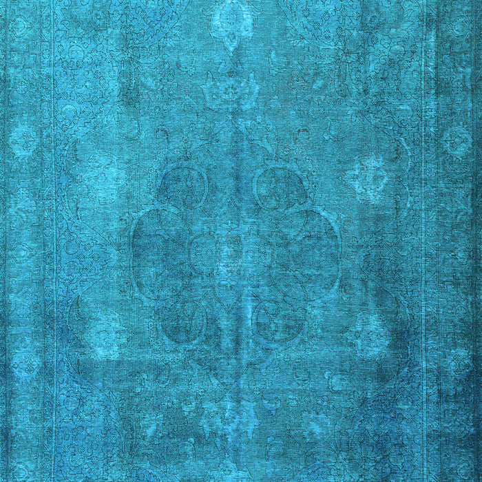Machine Washable Persian Light Blue Traditional Rug, wshtr3233lblu