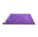 Sideview of Machine Washable Persian Purple Traditional Area Rugs, wshtr3233pur