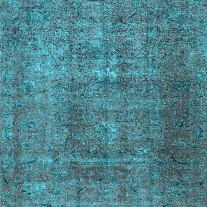 Square Persian Light Blue Traditional Rug, tr3234lblu