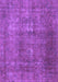 Machine Washable Persian Purple Traditional Area Rugs, wshtr3234pur