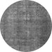 Machine Washable Persian Gray Traditional Rug, wshtr3234gry