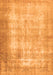 Serging Thickness of Machine Washable Persian Orange Traditional Area Rugs, wshtr3235org