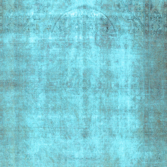 Machine Washable Persian Light Blue Traditional Rug, wshtr3235lblu