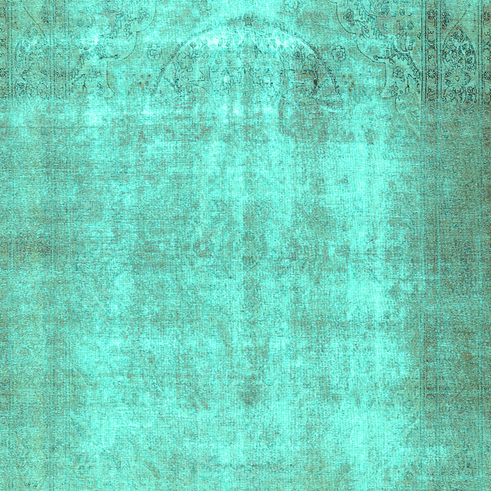 Machine Washable Persian Turquoise Traditional Area Rugs, wshtr3235turq