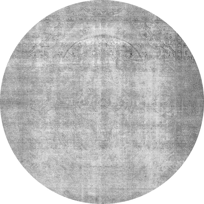 Machine Washable Persian Gray Traditional Rug, wshtr3235gry