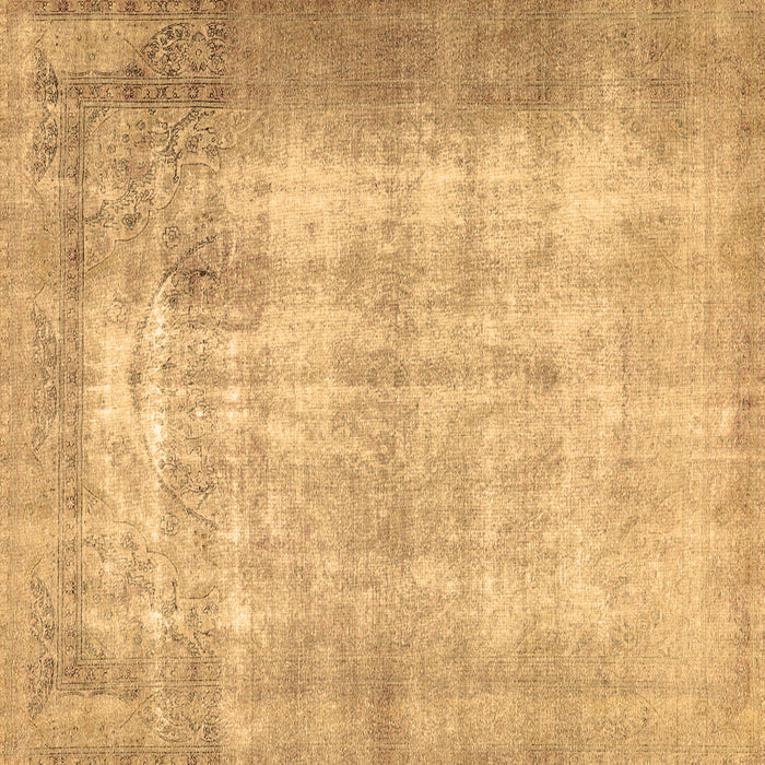 Square Machine Washable Persian Brown Traditional Rug, wshtr3235brn