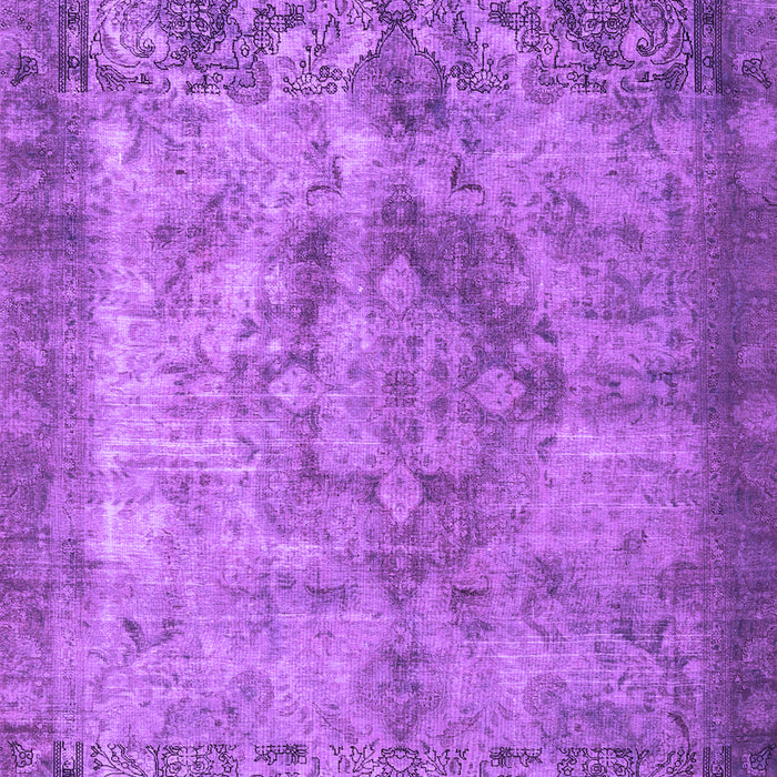 Machine Washable Persian Purple Traditional Area Rugs, wshtr3236pur
