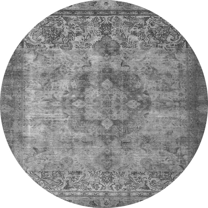 Machine Washable Persian Gray Traditional Rug, wshtr3236gry
