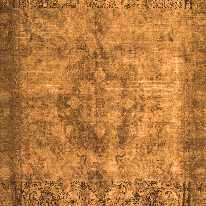 Serging Thickness of Machine Washable Persian Orange Traditional Area Rugs, wshtr3236org