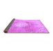Sideview of Persian Purple Traditional Rug, tr3237pur