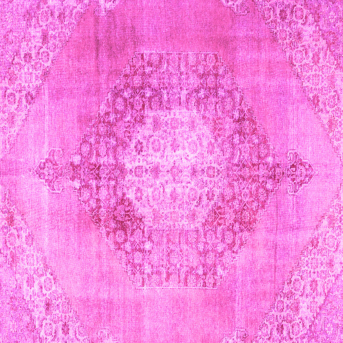 Square Persian Pink Traditional Rug, tr3237pnk