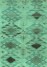 Persian Turquoise Traditional Rug, tr3238turq