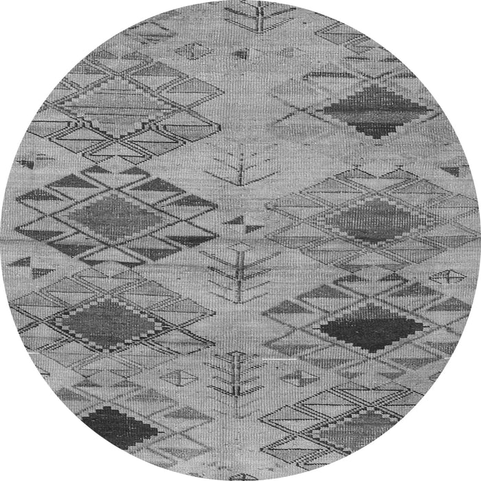 Square Persian Gray Traditional Rug, tr3238gry