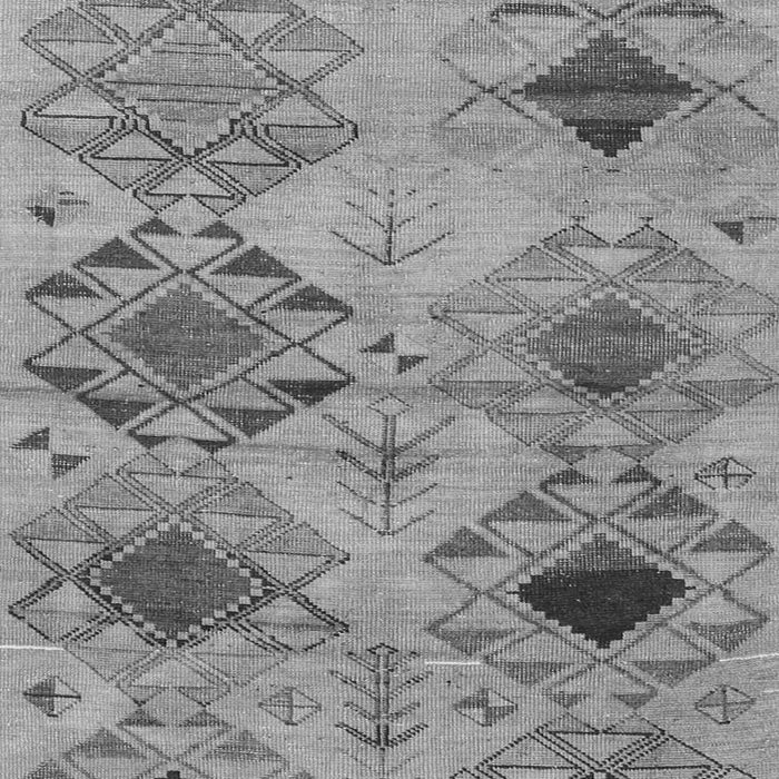 Serging Thickness of Machine Washable Persian Gray Traditional Rug, wshtr3238gry