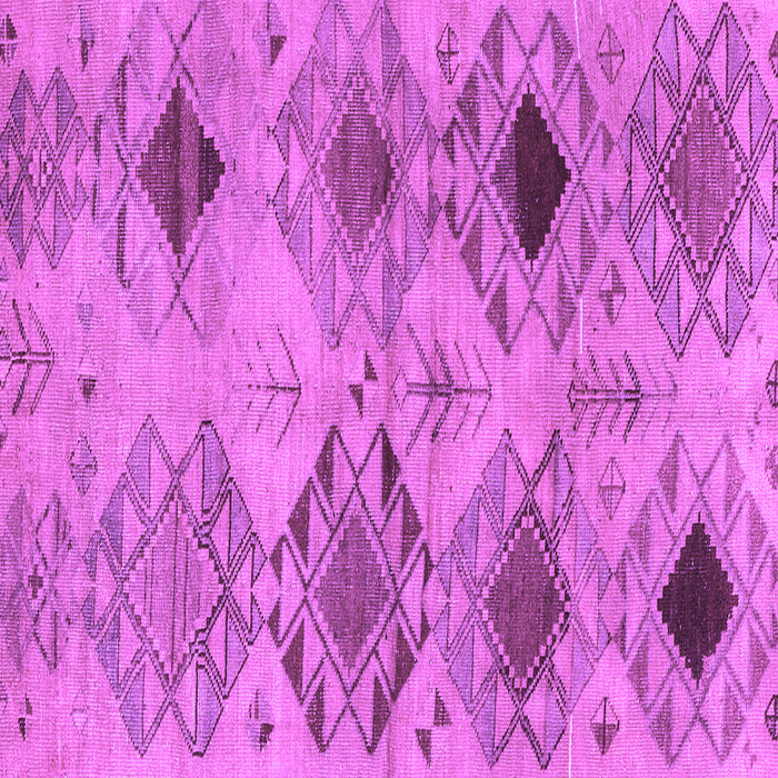 Square Persian Purple Traditional Rug, tr3238pur