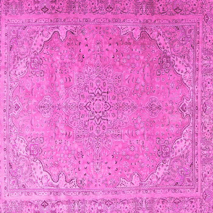 Square Persian Pink Traditional Rug, tr3239pnk