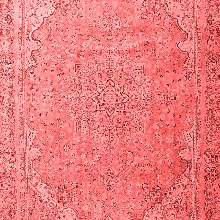 Machine Washable Persian Red Traditional Rug, wshtr3239red