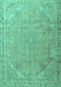 Persian Turquoise Traditional Rug, tr3239turq